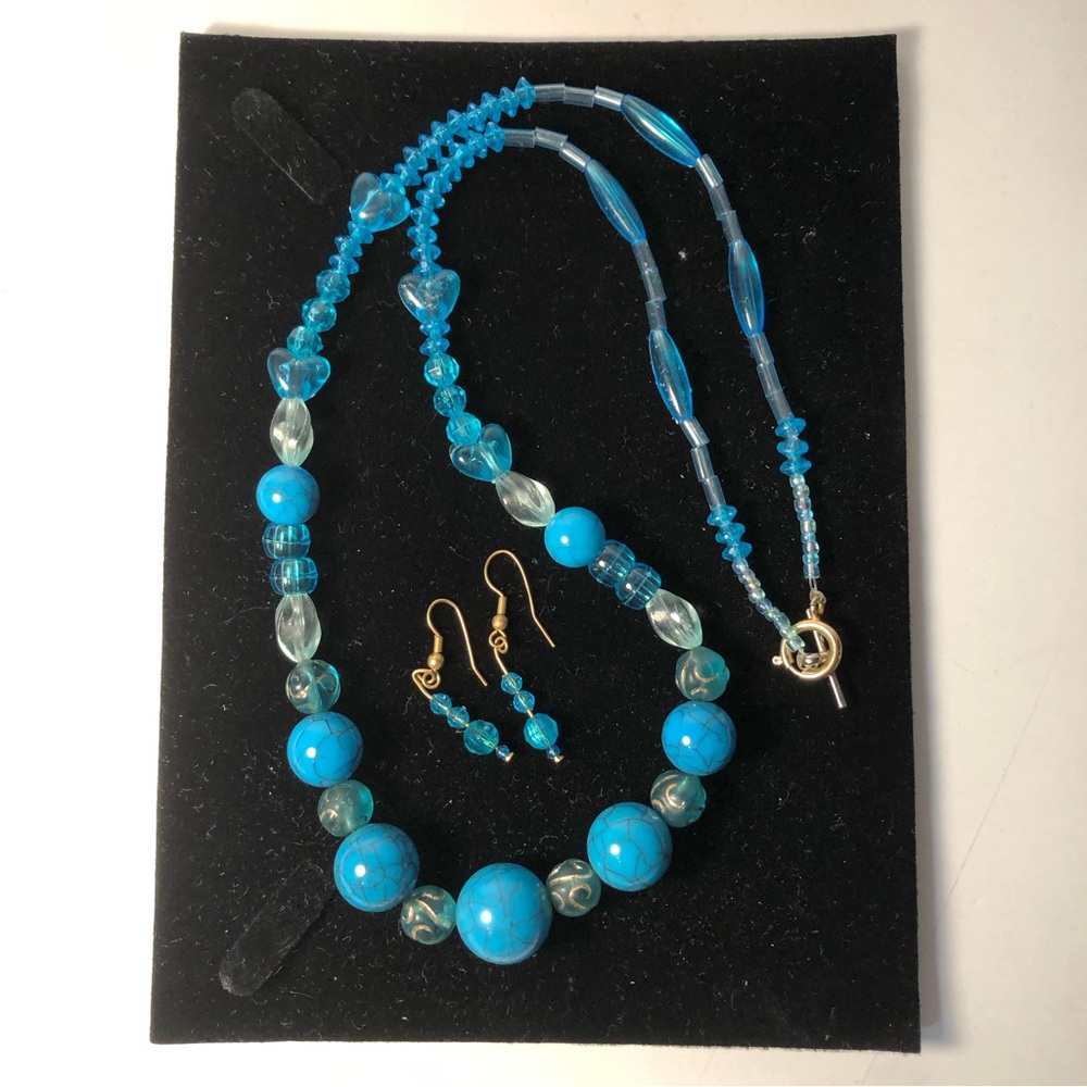 Handmade Necklace and Earrings